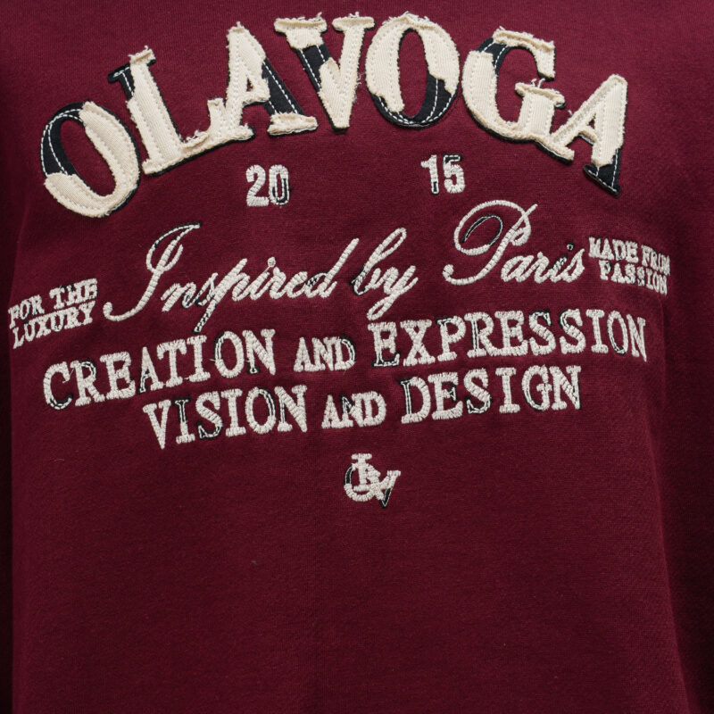 Bluza męska VIROUS 2025 Burgundowa