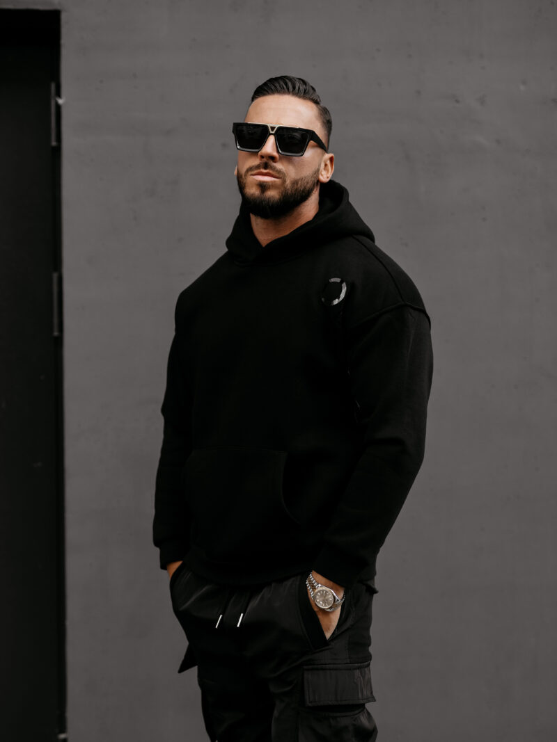 Bluza męska ZAER 2025 Czarna