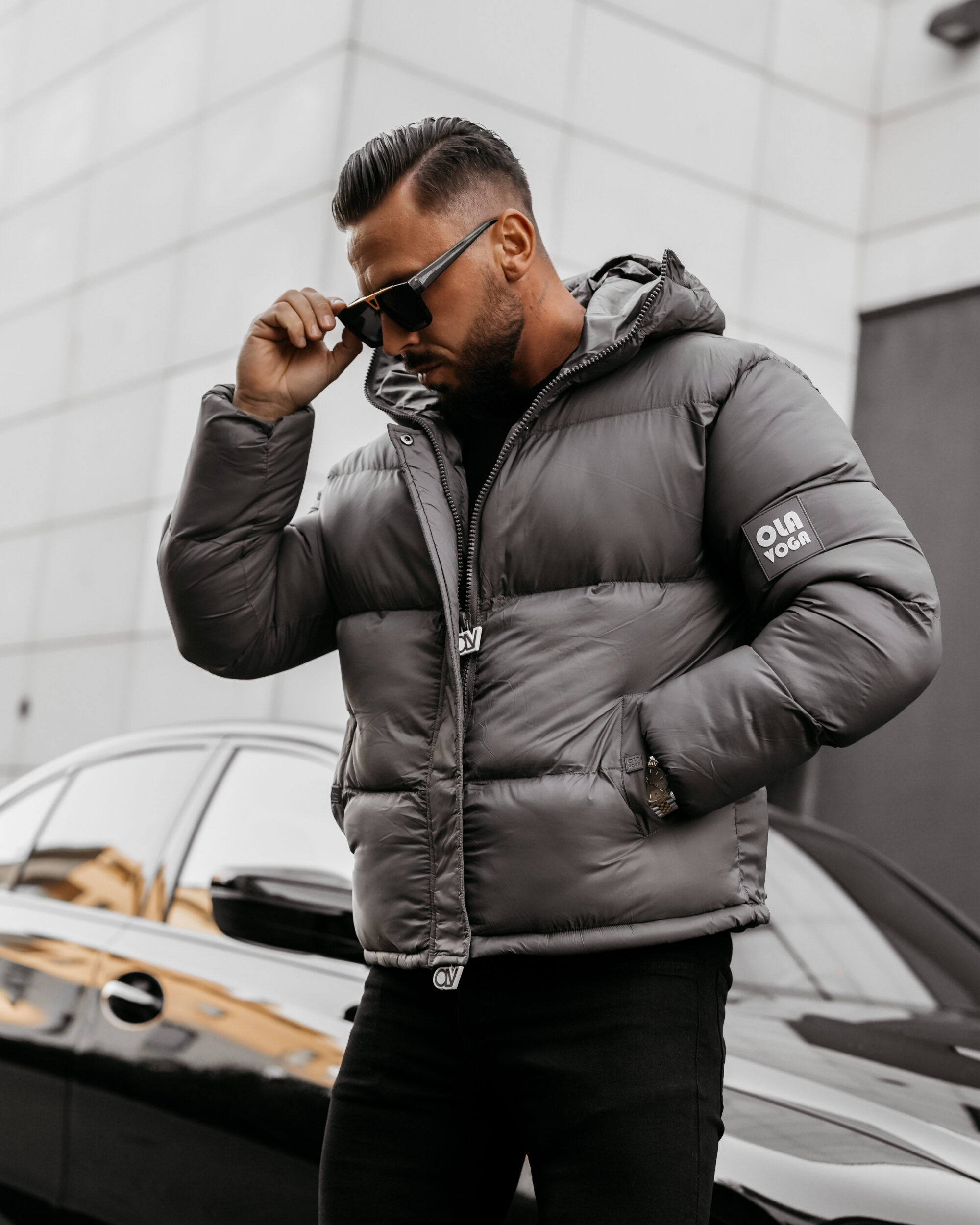 Kurtka męska CASTE 2025 Grafitowa