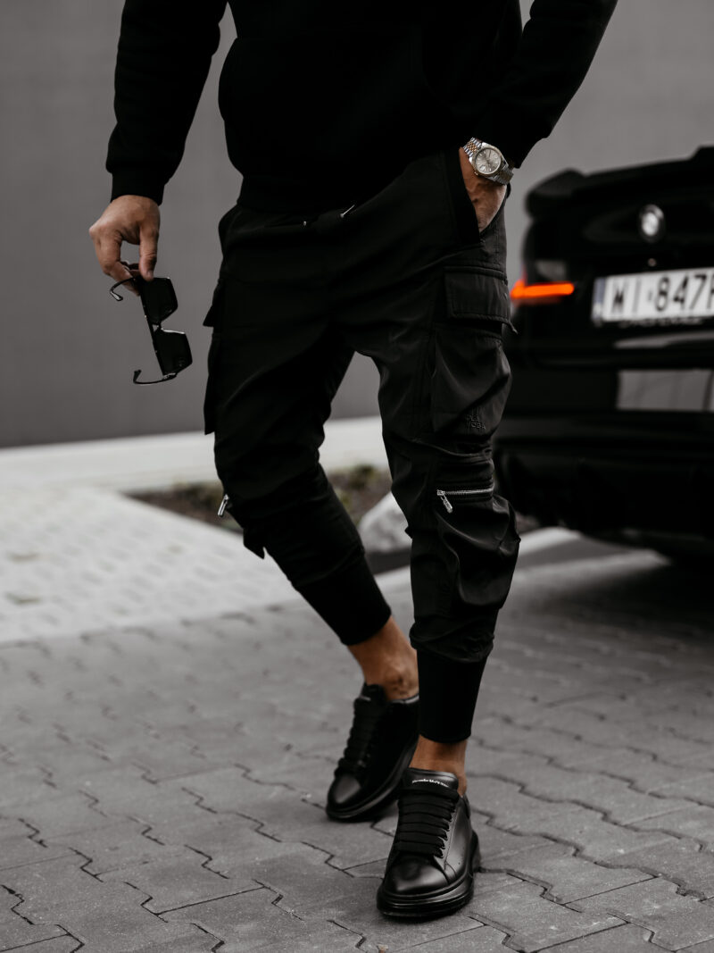 Spodnie męskie FLYNN  2025 Czarne