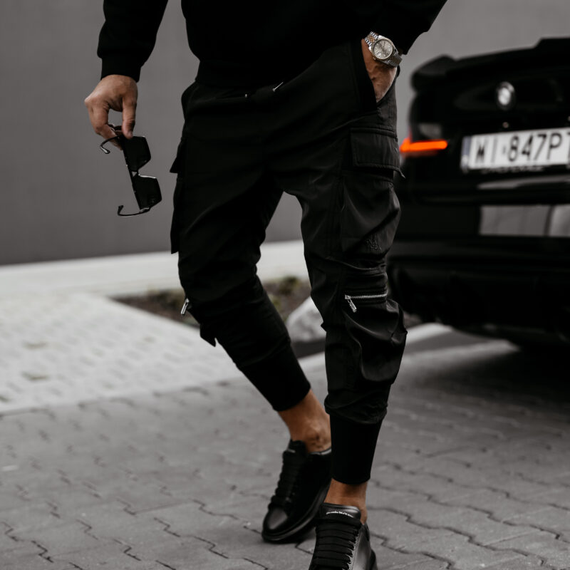 Spodnie męskie FLYNN  2025 Czarne