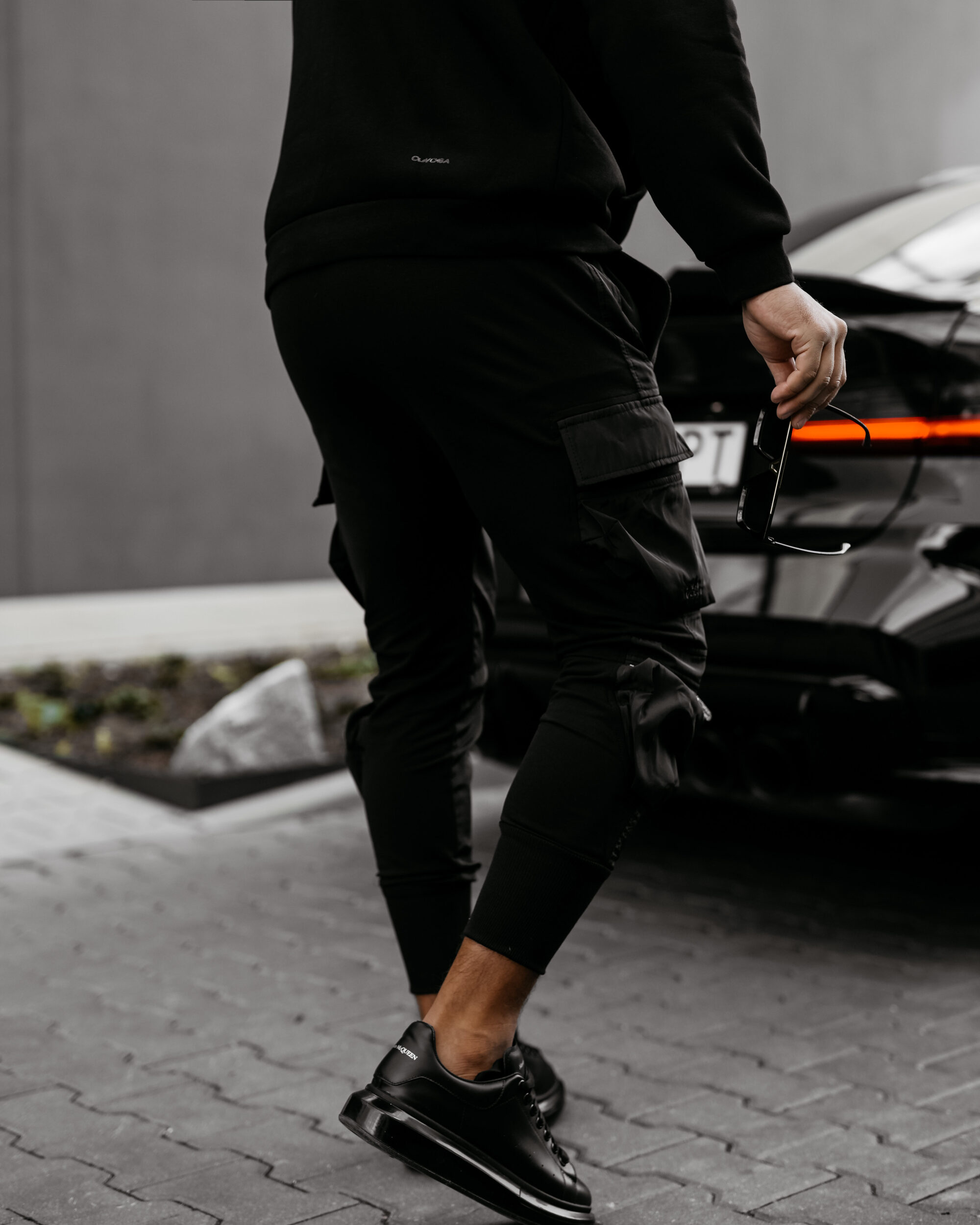 Spodnie męskie FLYNN  2025 Czarne