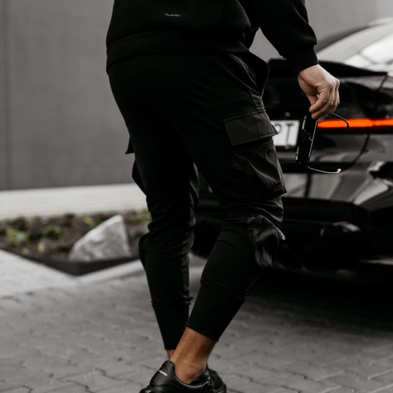 Spodnie męskie FLYNN  2025 Czarne