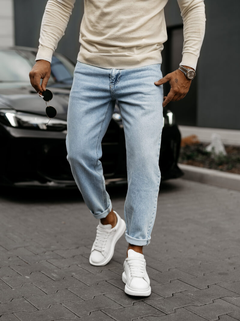 Spodnie męskie RAVIS 2025 Niebieskie