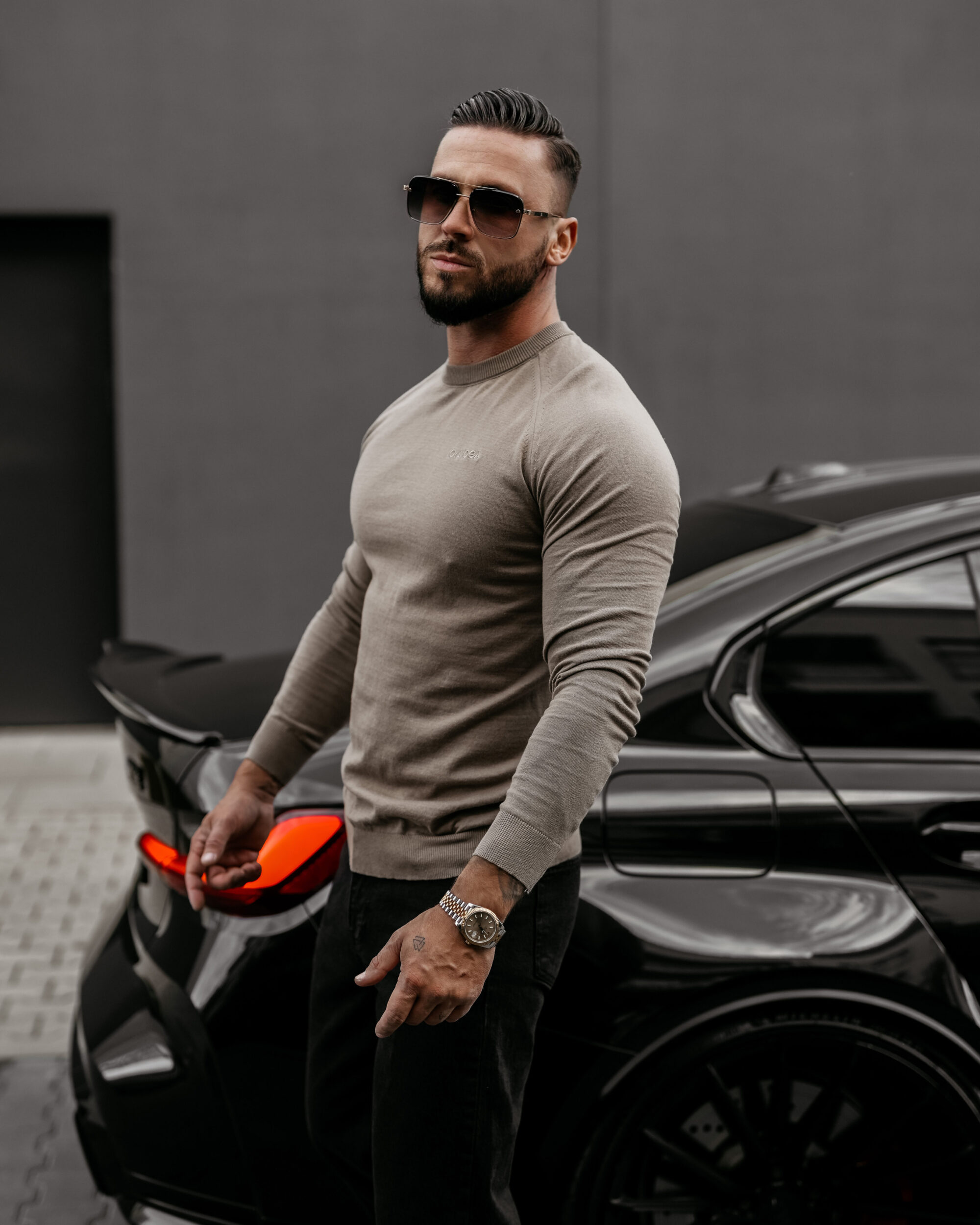 Sweter męski MEW 2025 Beżowy