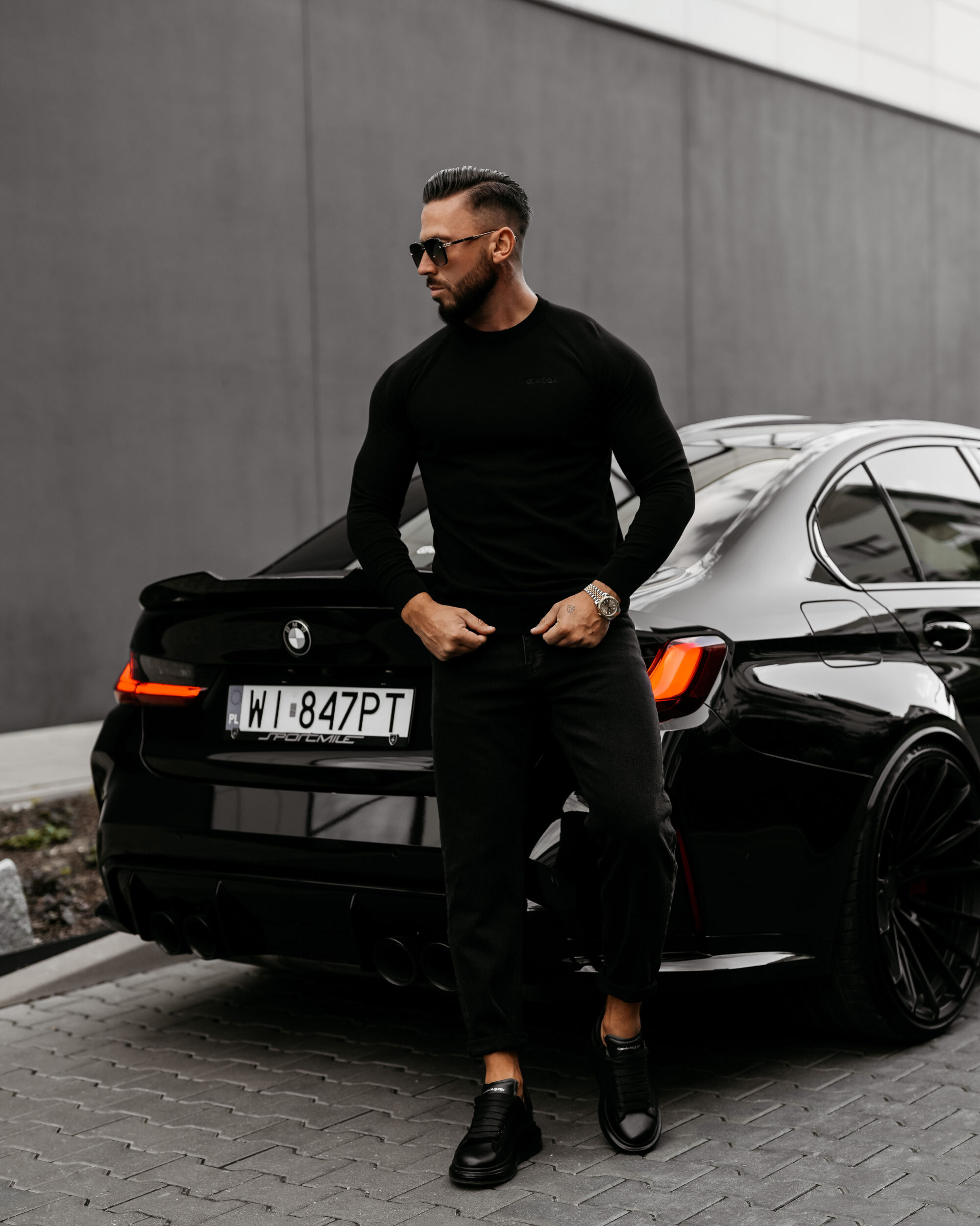 Spodnie męskie RAVIS 2025 Czarne