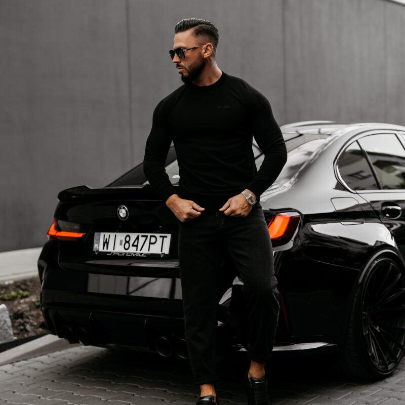 Spodnie męskie RAVIS 2025 Czarne