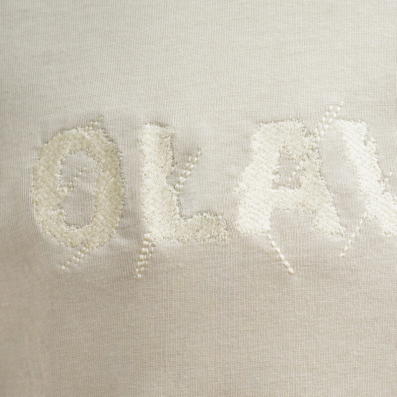 T-shirt męski REAL 2025 Beżowy