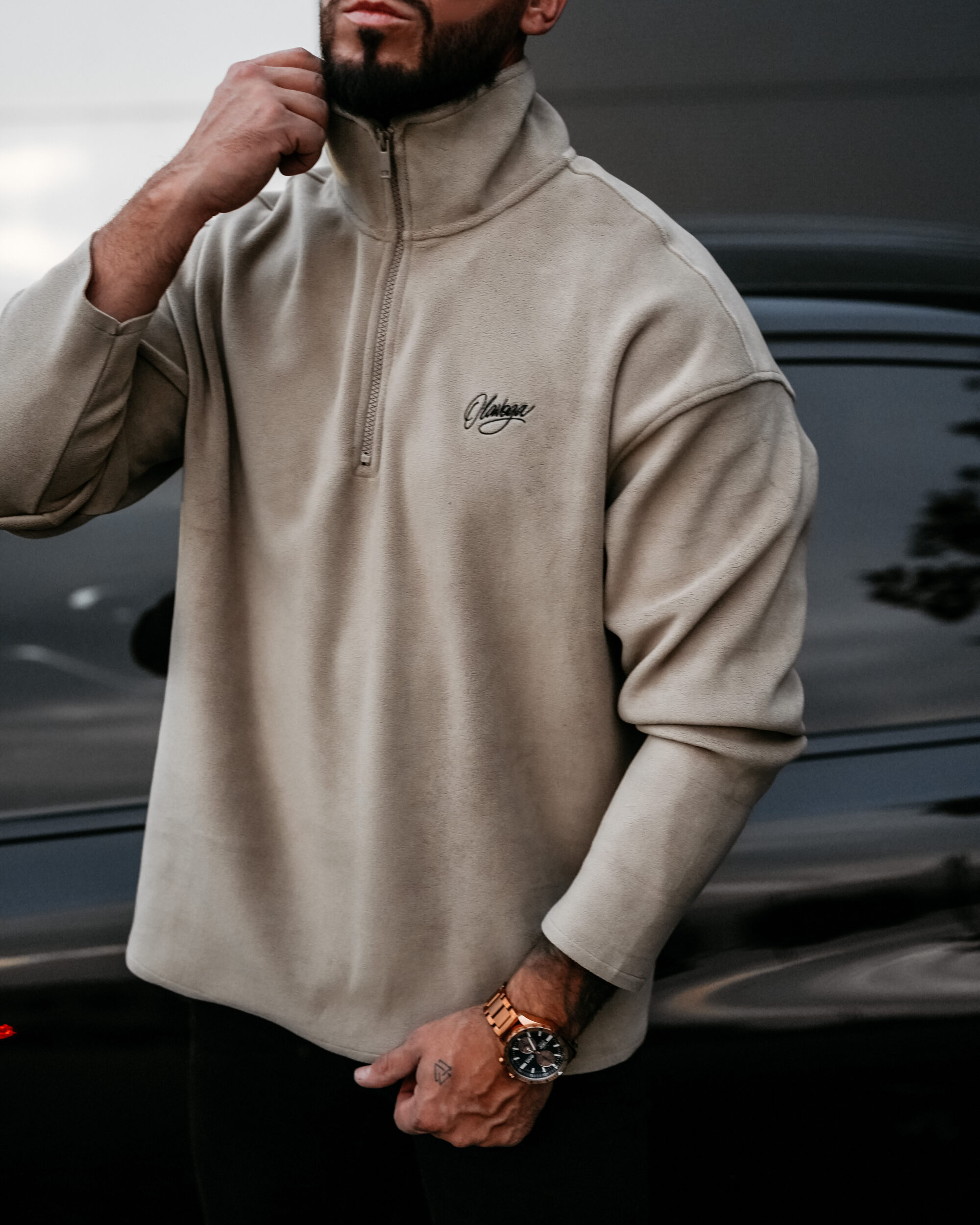 bluza LUMIS 844 Bluza męska LUMIS 2025 Beżowa