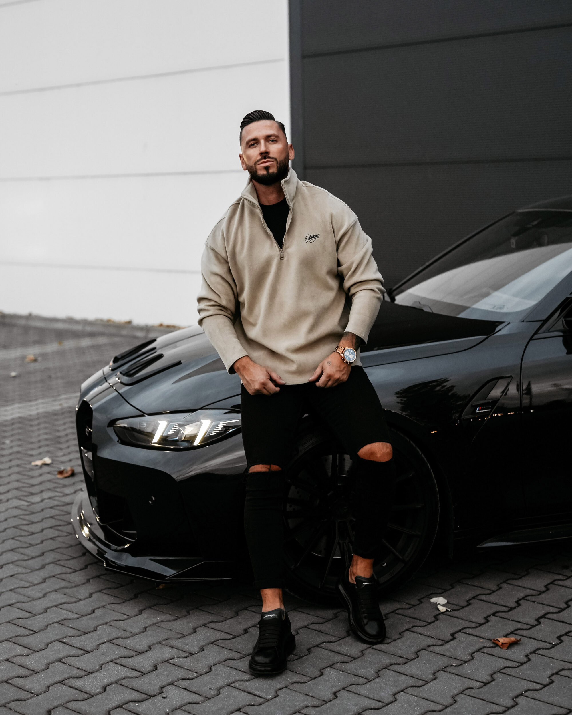 bluza LUMIS 845 Bluza męska LUMIS 2025 Beżowa