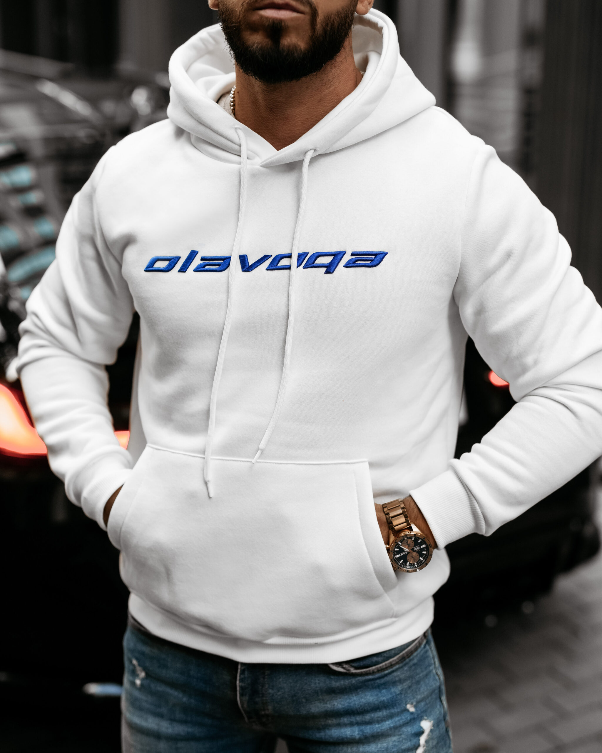 bluza SPRINT044 Bluza męska SPRINT 2025 Ecru