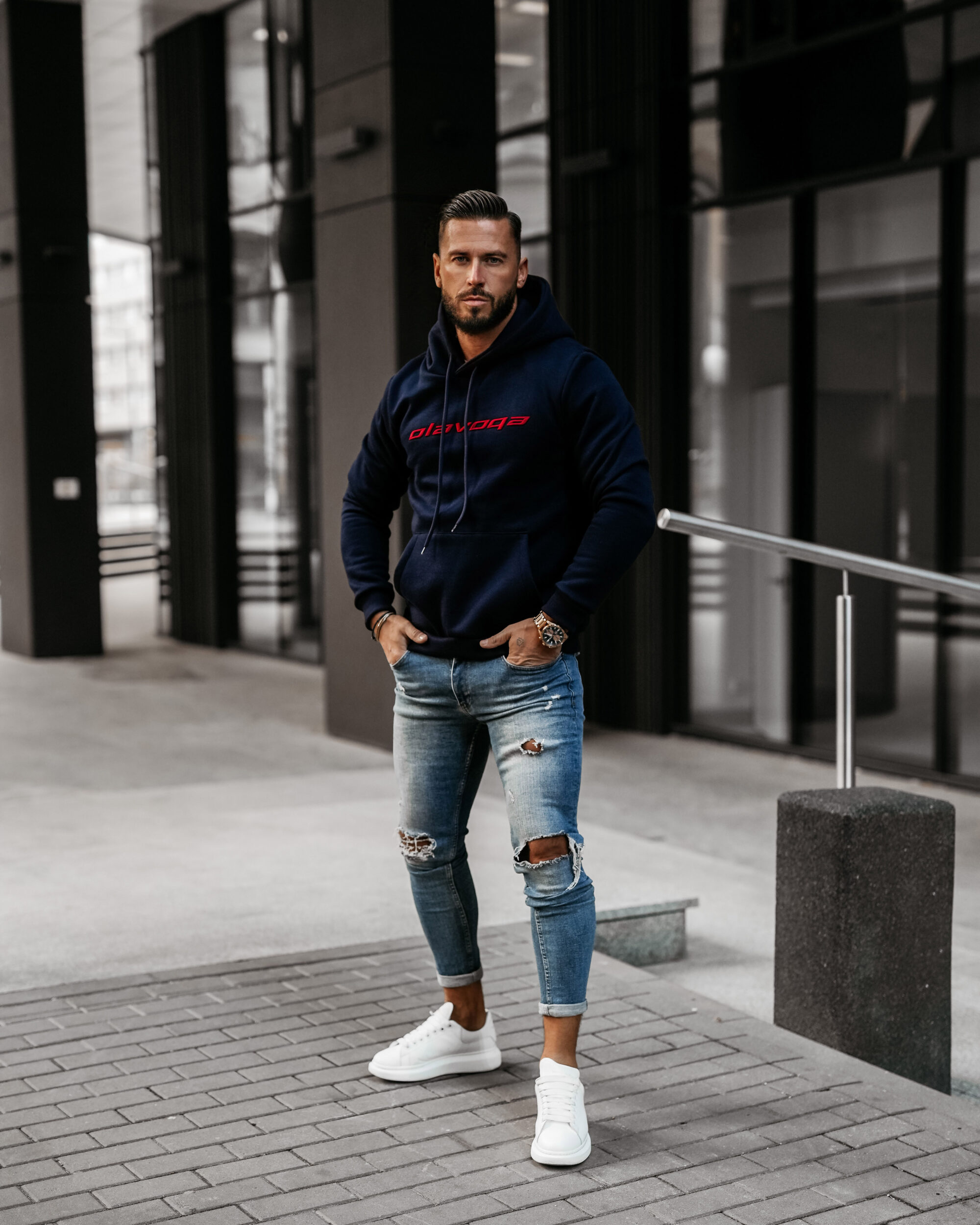 Bluza męska SPRINT 2025 Navy Blue