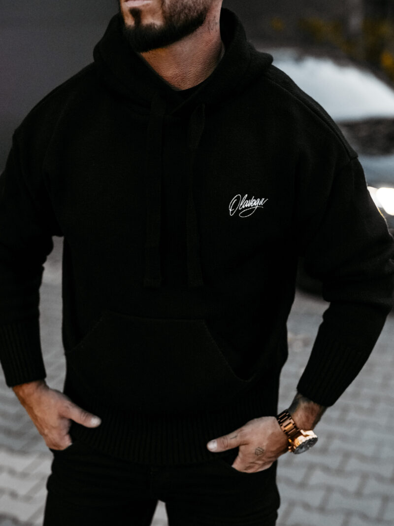 sweter FOLNEL 850 Sweter męski FOLNEL 2025 Czarny