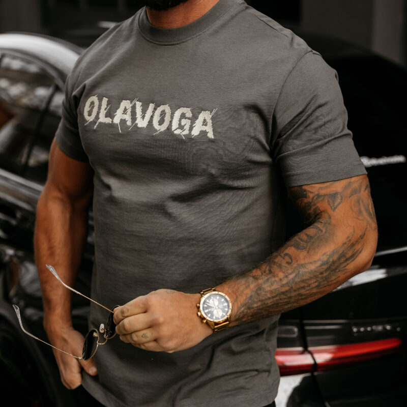 t-shirt REAL 610 T-shirt męski REAL 2025 Grafitowy