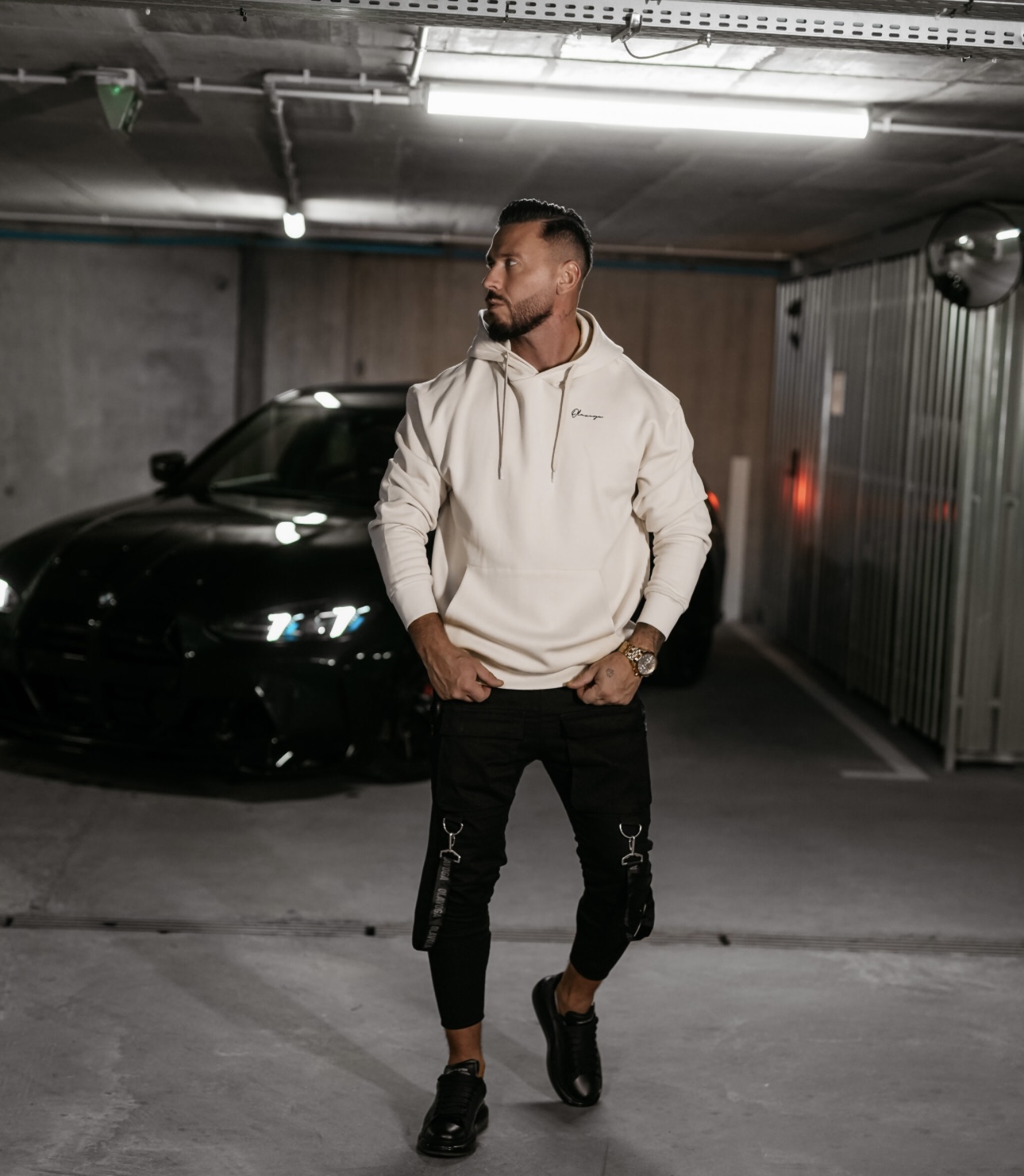 Bluza męska TAZON 2025 Beżowa