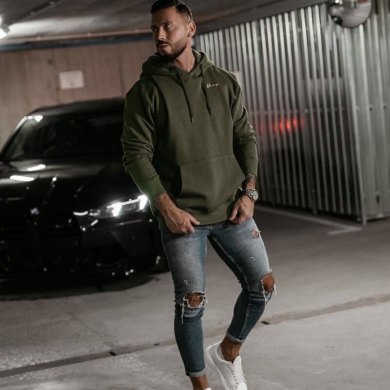 Screenshot Bluza męska TAZON 2025 Khaki