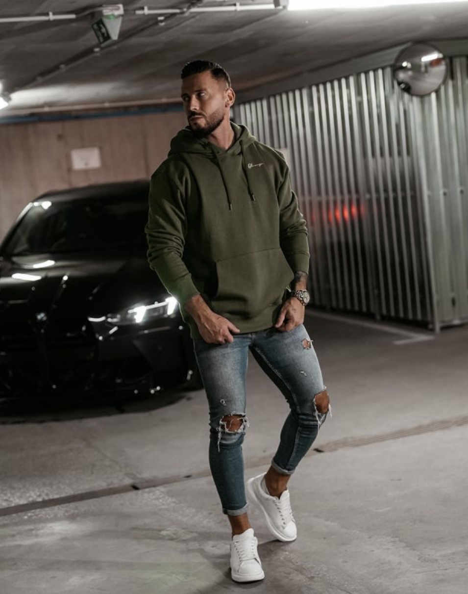 Screenshot Bluza męska TAZON 2025 Khaki