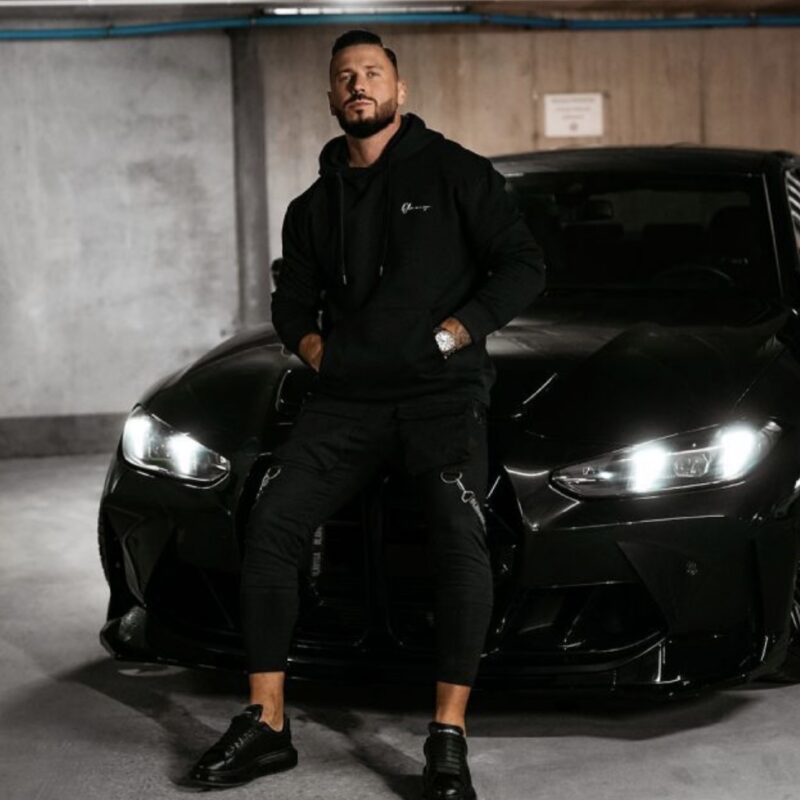 Screenshot Bluza męska TAZON 2025 Czarna