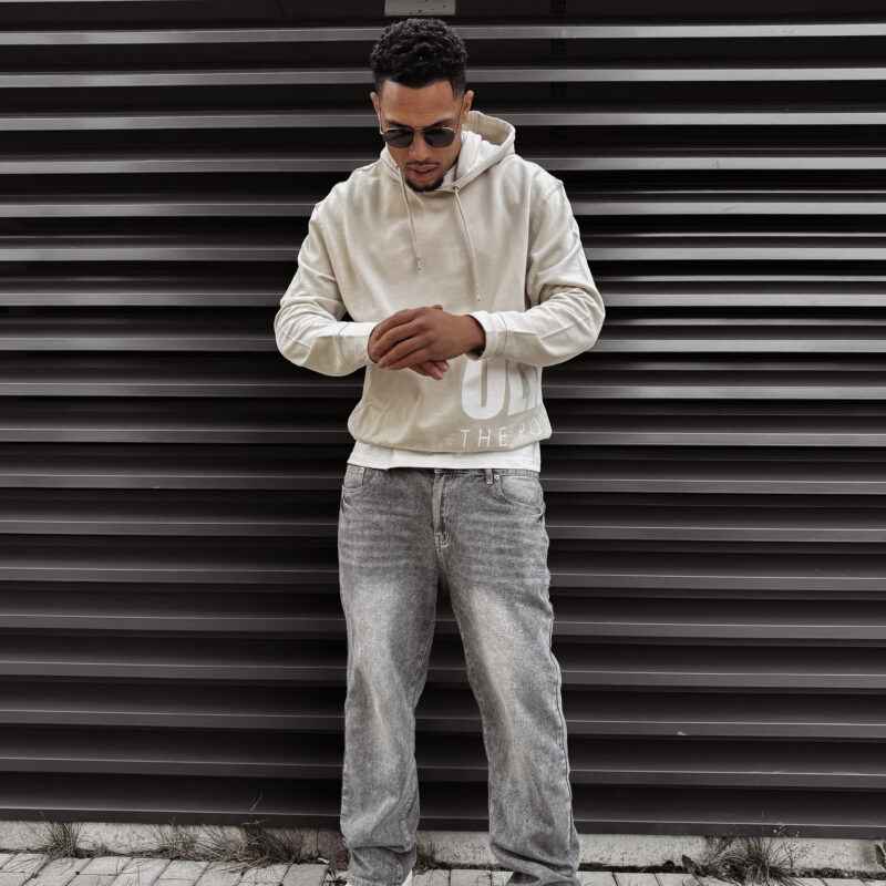 bluza PULSE 103 Bluza męska PULSE 2025 Beżowa