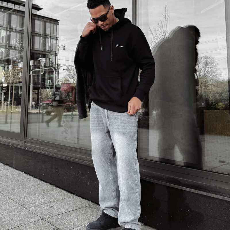 bluza TAZON 090 Bluza męska TAZON 2025 Czarna