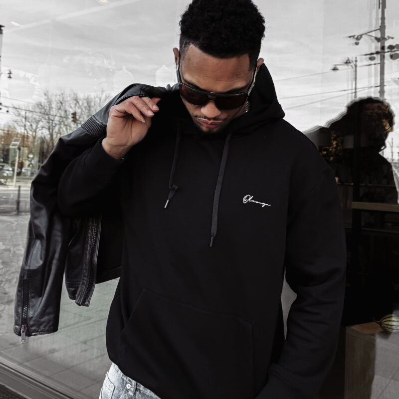 bluza TAZON 091 Bluza męska TAZON 2025 Czarna