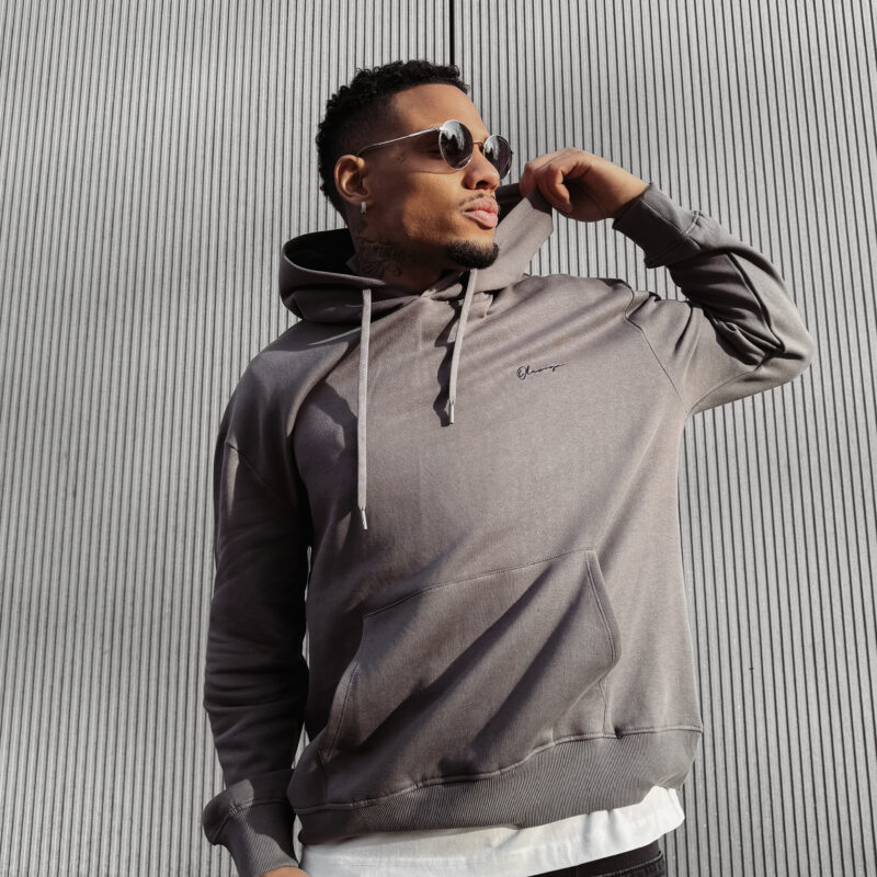 Bluza męska TAZON 2025 Szara