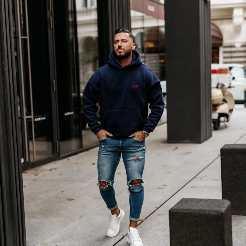 bluza UNIT 089 Bluza męska UNIT 2025 Navy Blue