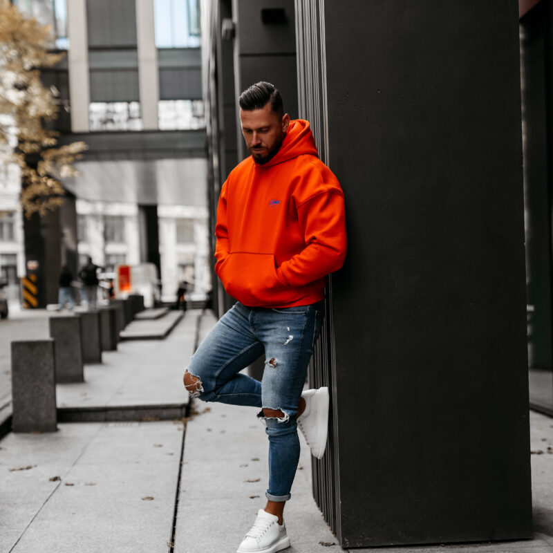 bluza UNIT 093 Bluza męska UNIT 2025 Orange