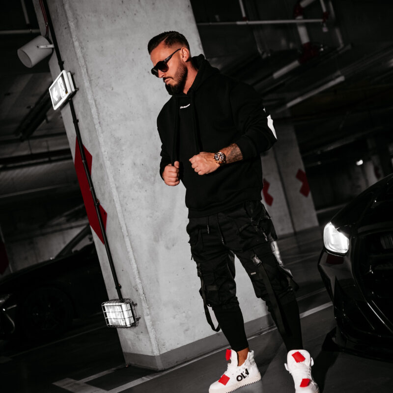 bluza VINTA MEN 362 Bluza męska VINTA MEN 2026 Czarna