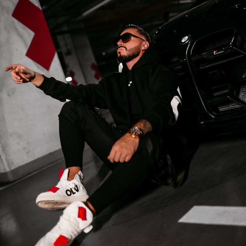 bluza VINTA MEN 363 Bluza męska VINTA MEN 2026 Czarna