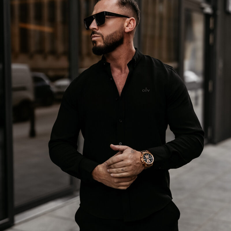 komplet VIRETIO 097 Komplet męski VIRETIO 2025 Czarny