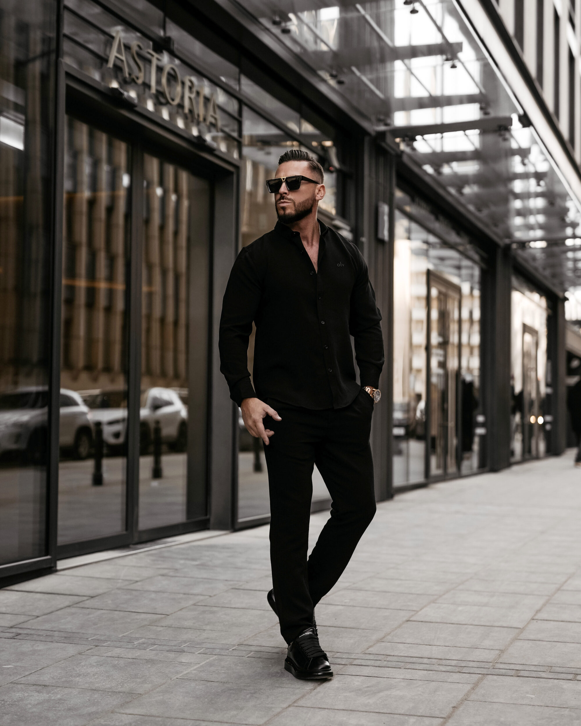 komplet VIRETIO 098 Komplet męski VIRETIO 2025 Czarny