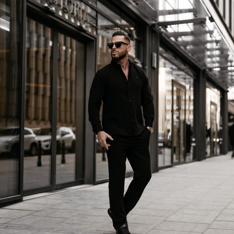 komplet VIRETIO 098 Komplet męski VIRETIO 2025 Czarny