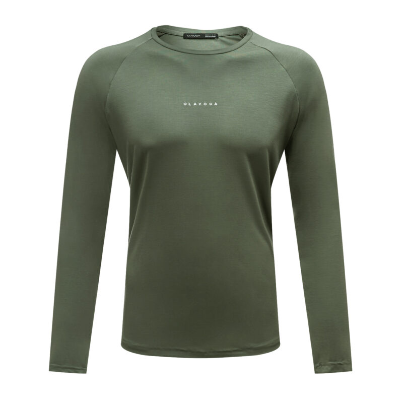 Longsleeve męski MIRE 2026 Oliwkowy