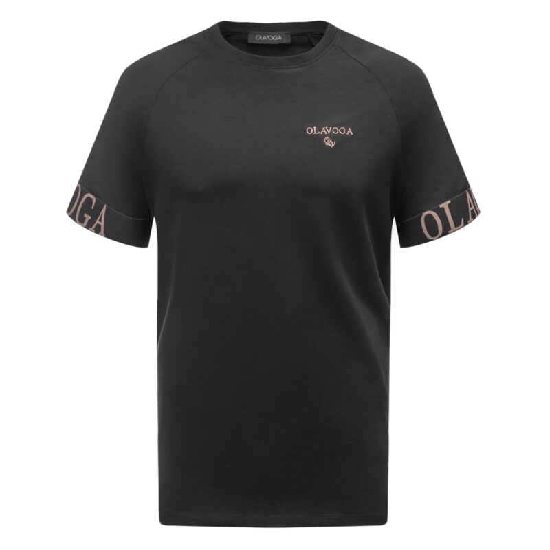 SKYJUE black T-shirt męski SKYJUE 2026 Czarny