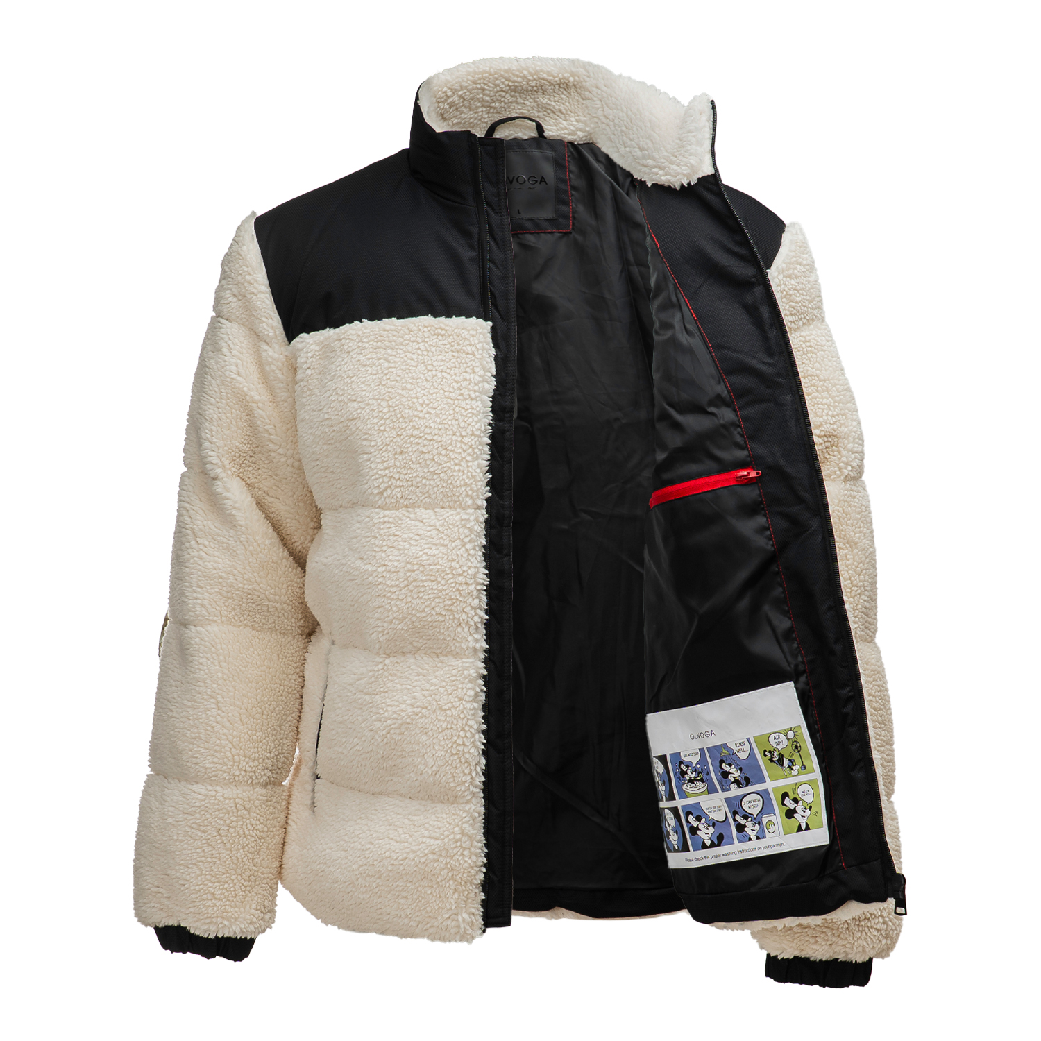 VAAS black+ ecru (6) Kurtka męska VAAS 2026 Czarna - Ecru