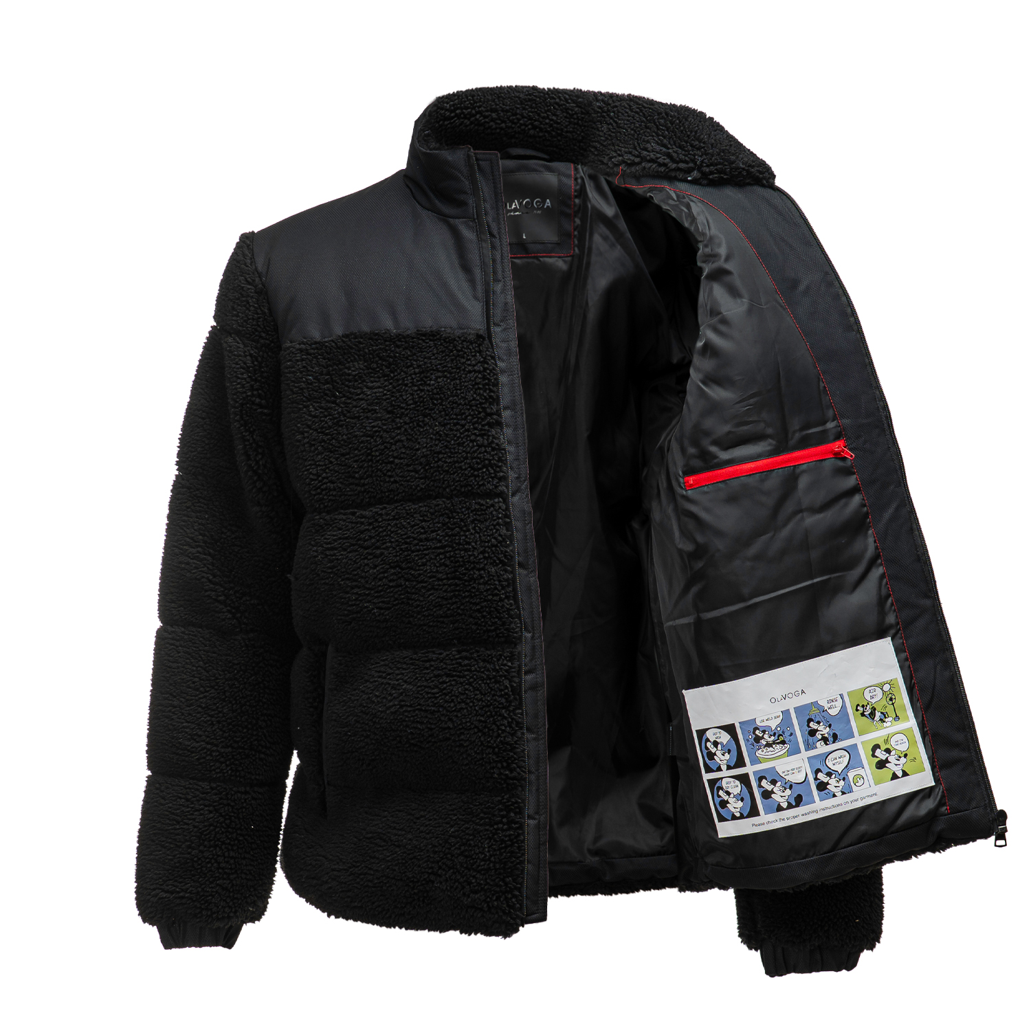 VAAS black+black (7) Kurtka męska VAAS 2026 Czarno - Czarna