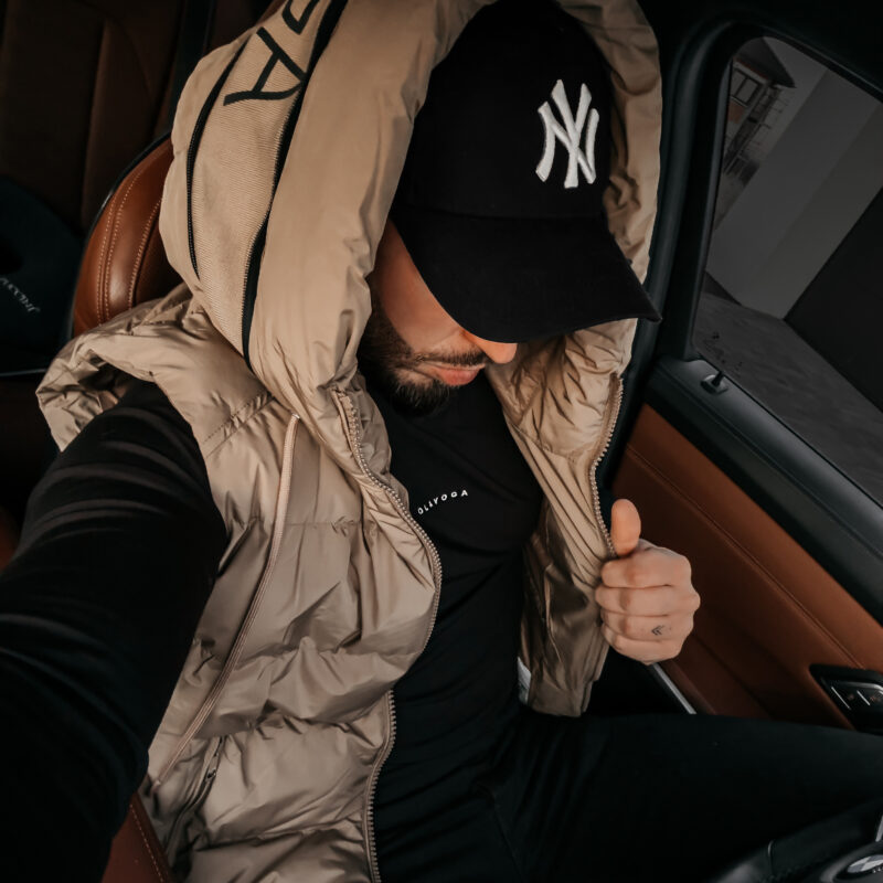 bezrękawnik TAER 557 Bezrękawnik męski TAER 2026 Beżowy