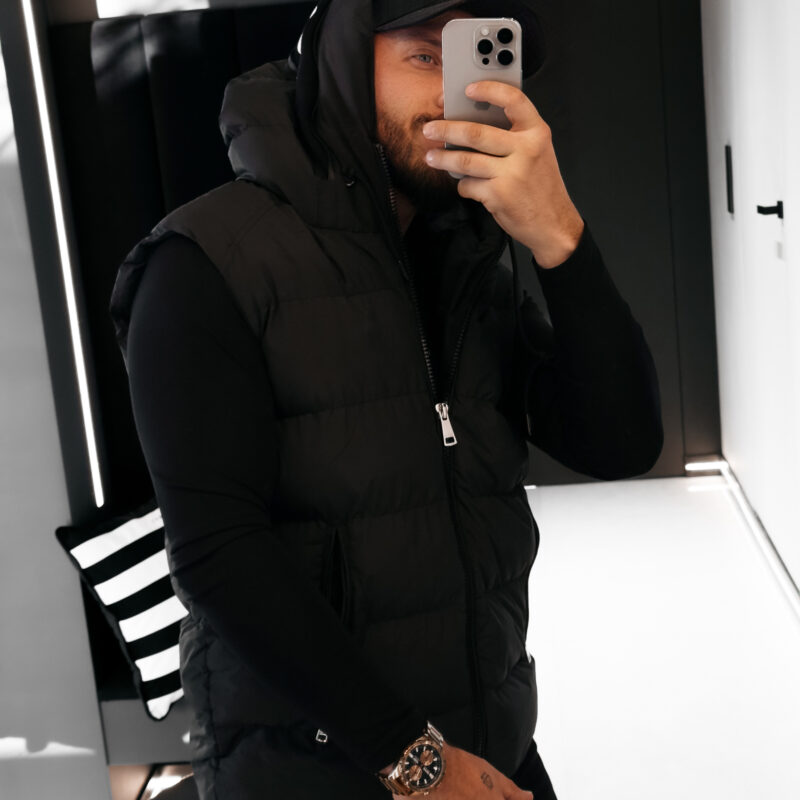 bezrękawnik TAER 567 Bezrękawnik męski TAER 2026 Czarny