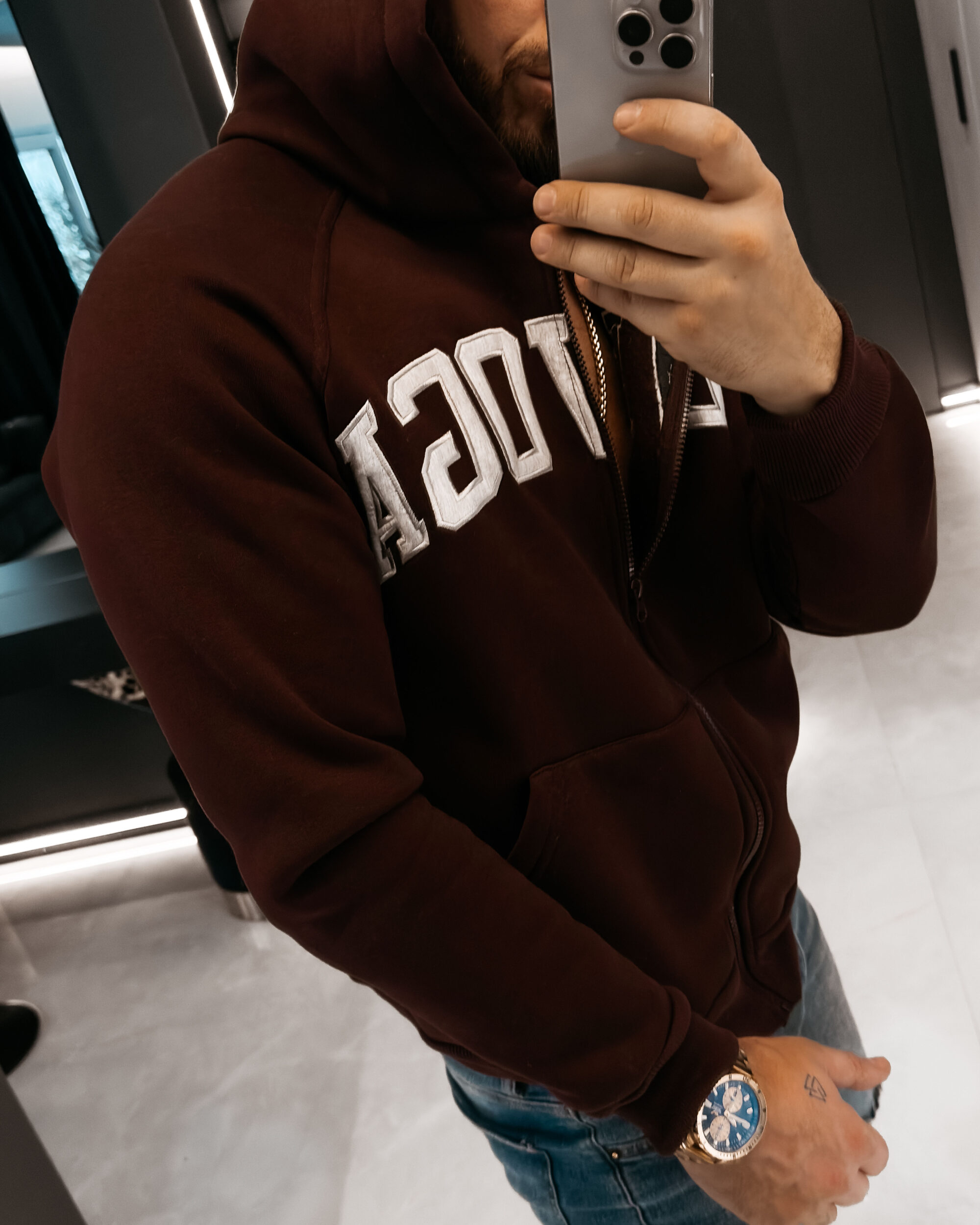 bluza IRIS MEN 213 Bluza męska IRIS MEN 2026 Śliwkowa