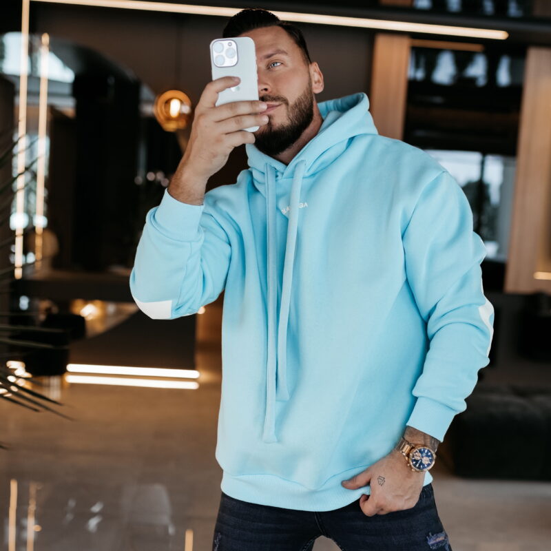 bluza VINTA MEN 200 Bluza męska VINTA MEN 2026 Sky blue