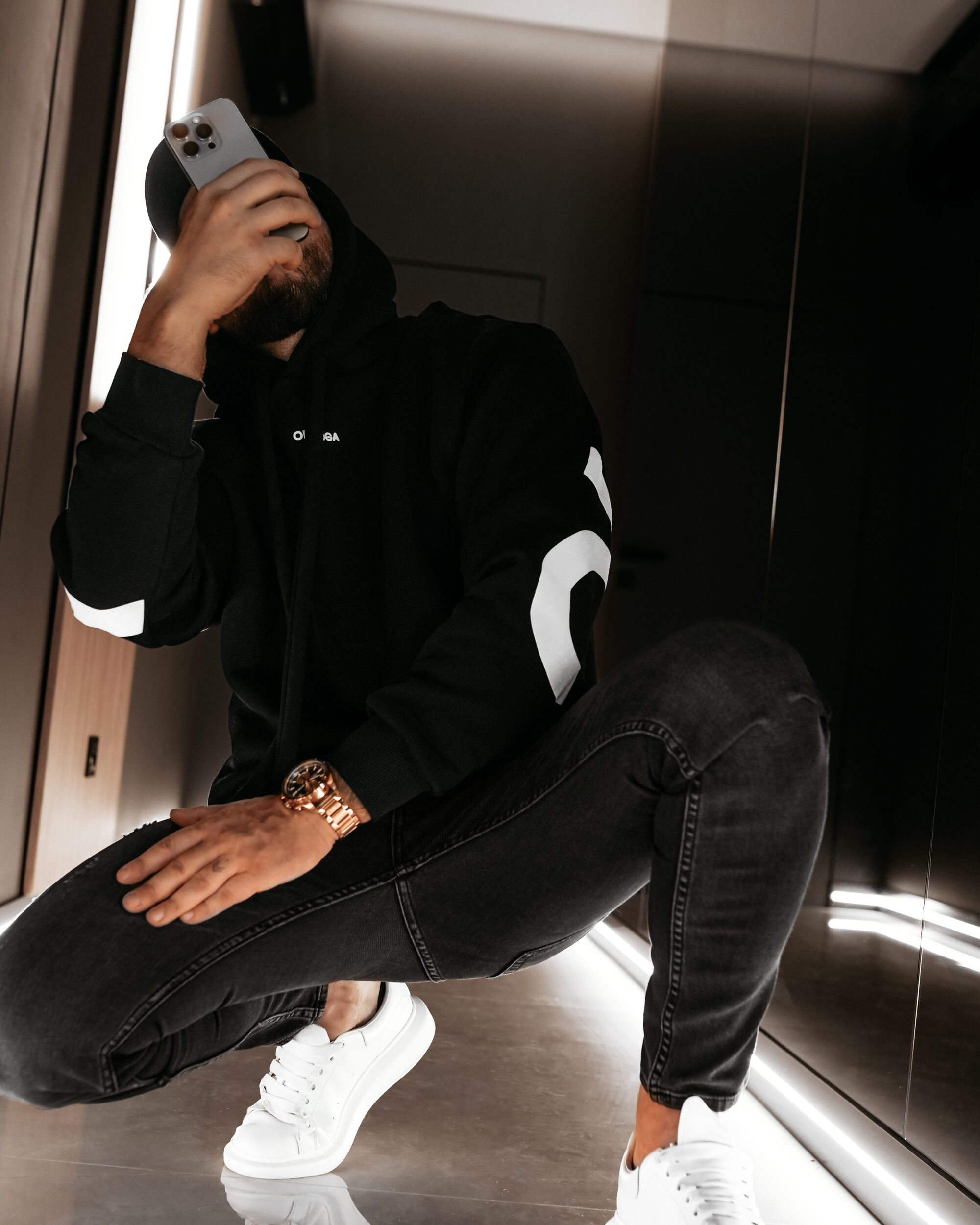 bluza VINTA MEN 202 Bluza męska VINTA MEN 2026 Czarna