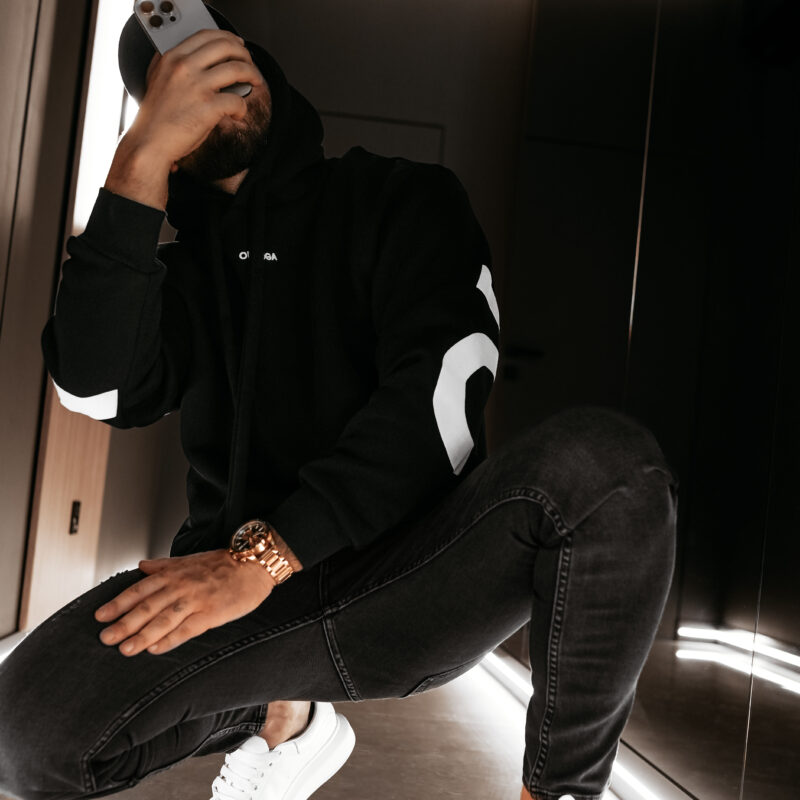 bluza VINTA MEN 202 Bluza męska VINTA MEN 2026 Czarna