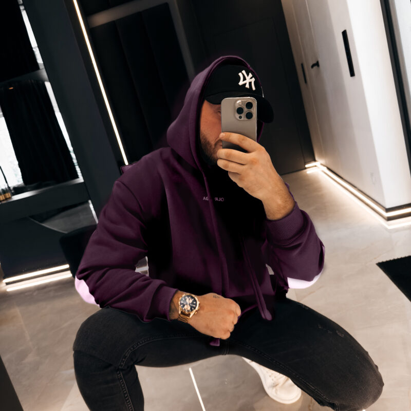 bluza VINTA MEN 231 Bluza męska VINTA MEN 2026 Śliwkowa