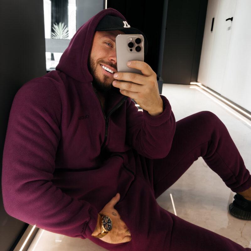 Komplet męski ELEMENTAL 2026 Śliwkowy