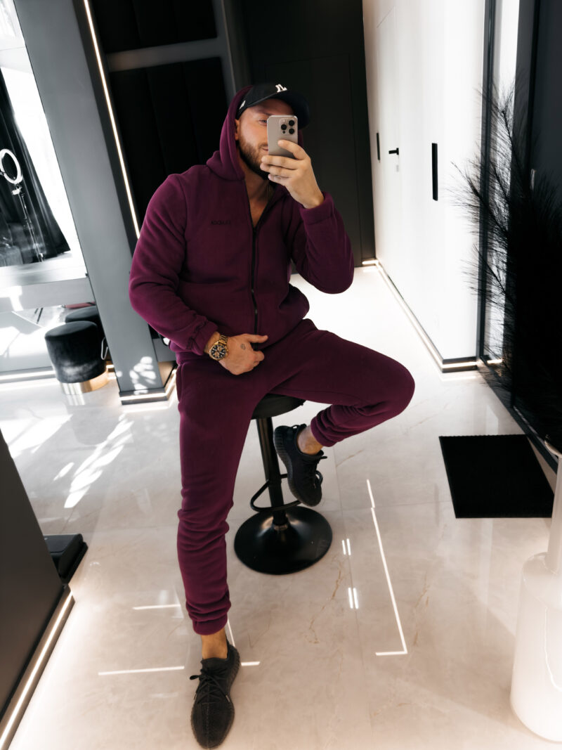 Komplet męski ELEMENTAL 2026 Śliwkowy