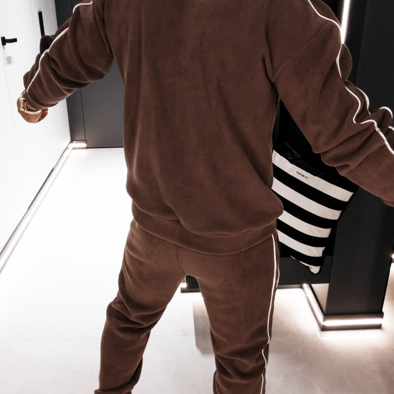 komplet LENTO MEN 841 Komplet męski LENTO MEN 2026 Brązowy