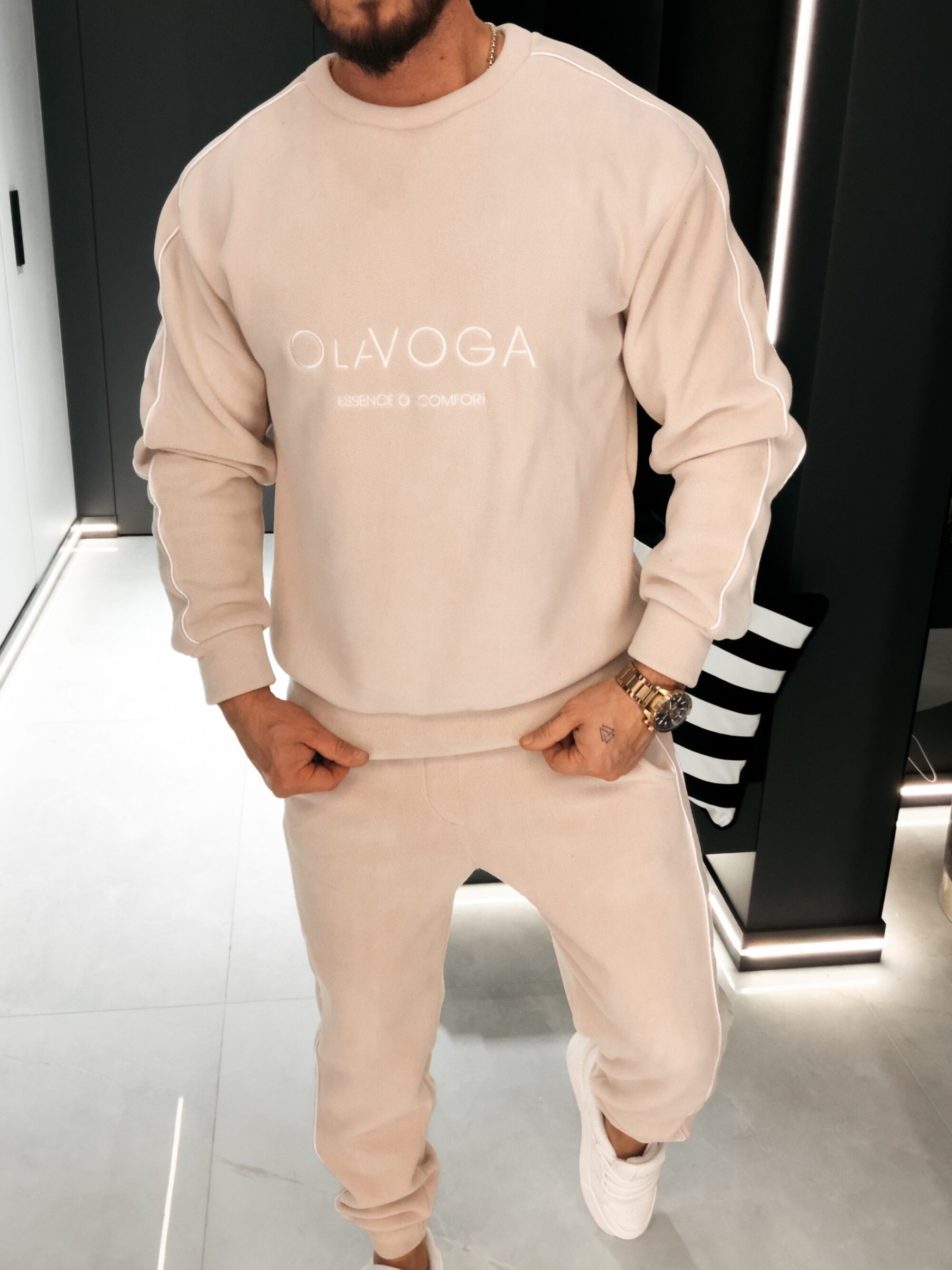 Komplet męski LENTO MEN 2026 Beżowy