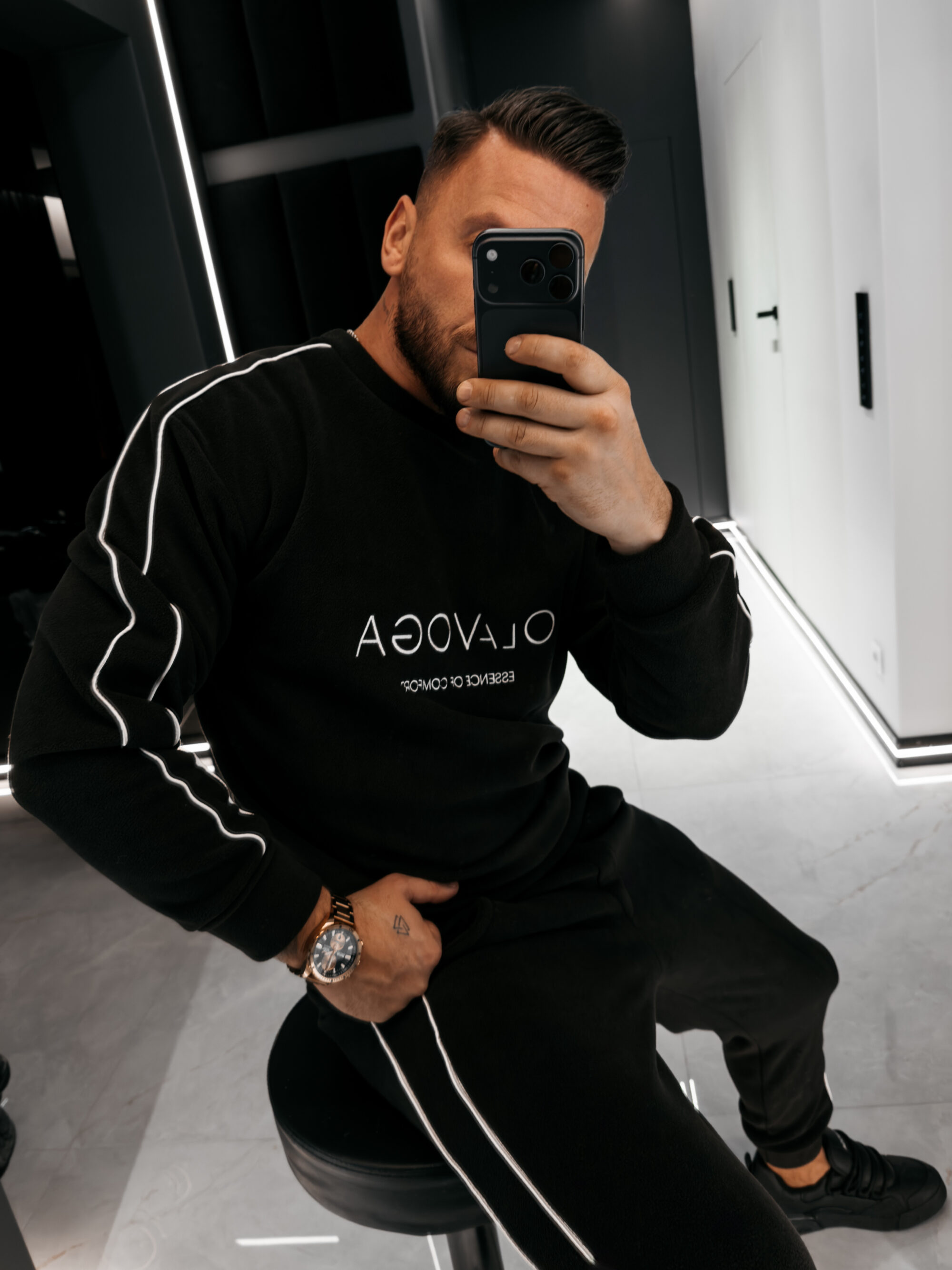 Komplet męski LENTO MEN 2026 Czarny