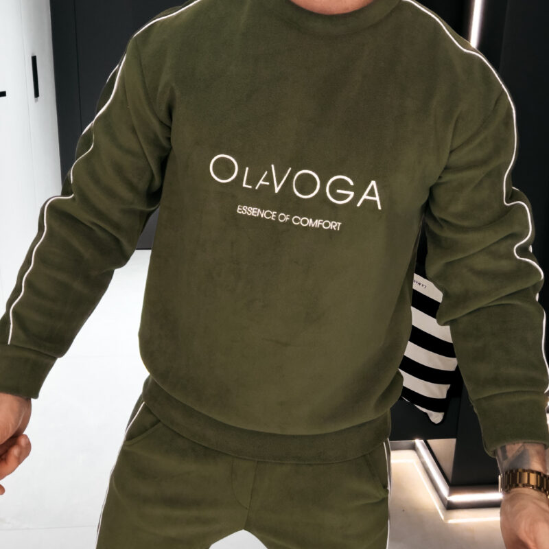 komplet LENTO MEN 869 Komplet męski LENTO MEN 2026 Zielony